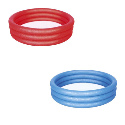 Sininen pyöreä lastenallas, 102 cm x 25 cm, PVC-materiaali