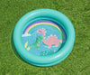 Mikrokokoinen Mintunvärinen PVC Lastenallas 61cm x 15cm