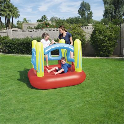 Bestway 52182 Up In & Over - pomppulinna, mitat 62 x 58 x 47 tuumaa (157 x 147 x 119 cm), Bouncestastic Bouncer.
