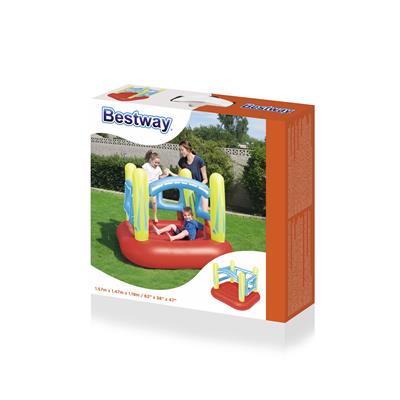 Bestway 52182 Up in & Over - pomppulinna, mitat 62 x 58 x 47 tuumaa (157 cm x 147 cm x 119 cm).