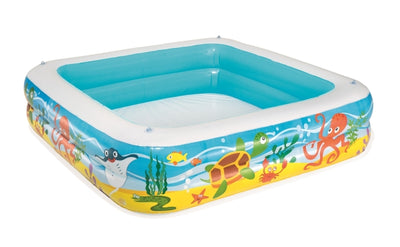 Lasten UV-suojattu koralliriuttauima-allas 140x140x114cm