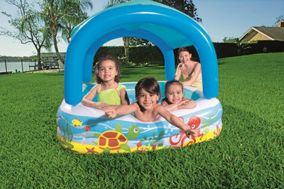Lasten UV-suojattu koralliriuttauima-allas 140x140x114cm
