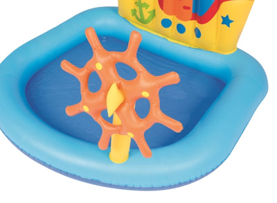 Lasten PVC-puhallettava laiva-altaan lelu 140x130x104cm