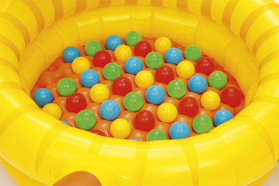 Lasten PVC-uima-allas lelupalloilla - 111x98x61,5 cm