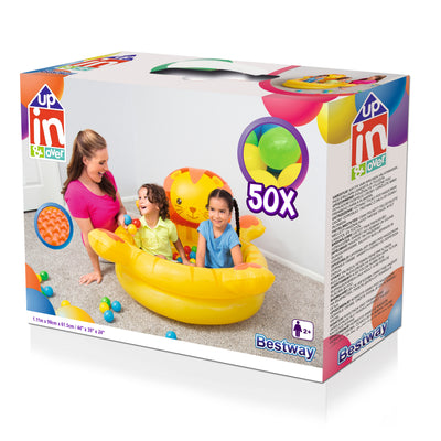 Lasten PVC-uima-allas lelupalloilla - 111x98x61,5 cm