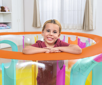 Bestway 52262 -dmuchany pyöreä pomppulinna, mitat 180 cm x 86 cm.