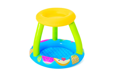 Lasten PVC-uima-allas aurinkokatoksella, hedelmämalli 94x89x79 cm
