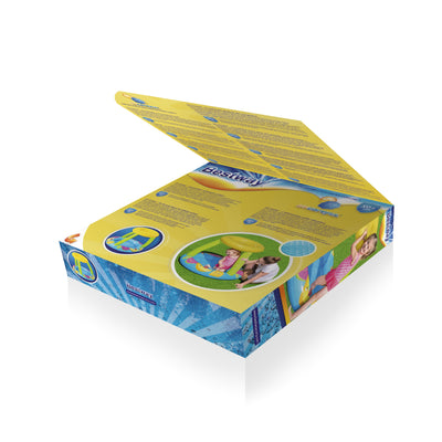 Lasten PVC-uima-allas aurinkokatoksella, hedelmämalli 94x89x79 cm