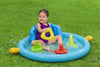 Lasten PVC-uima-allas aurinkosuojalla ja leluilla 1,15m x 0,89m x 0,76m