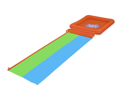 Bestway 52633 -kaksoislaskumäki H2OGO Super Splash -altaalla, mitat 531m.