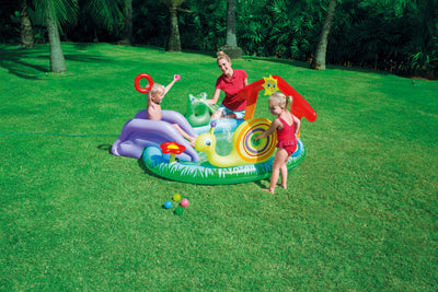Värikäs Leikkiallas PVC-materiaalia, 211cm x 155cm x 81cm