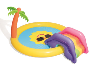 PVC Lasten Puhallettava Vesiliukumäki 2.37m x 2.01m x 1.04m