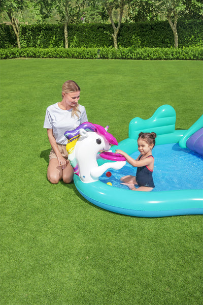 Unicorn PVC Vesileikkiallas Liukumäellä 274x198x137cm