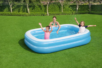 Suuri Perheallas Sininen 262cm x 175cm x 51cm PVC