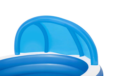 Perhekokoinen puhallettava allas katoksella, PVC 2.01m x 2.41m x 1.40m