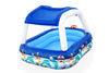 Meriteemainen Perheallas Varjokatoksella - PVC, 2.13m x 1.55m x 1.32m