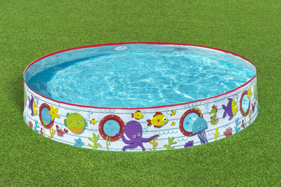 PVC Vesiallas Pyöreä Ikkunoilla 152cm x 25cm
