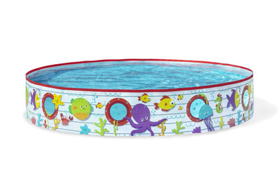 PVC Vesiallas Pyöreä Ikkunoilla 152cm x 25cm