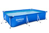 Teräsrunko Suorakulmainen Uima-allas Suodatinpumpulla 3.00m x 2.01m x 0.66m