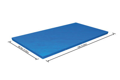 Suorakulmainen PVC-uima-allassuoja 3.00m x 2.01m