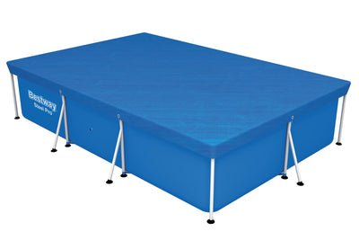Suorakulmainen PVC-uima-allassuoja 3.00m x 2.01m