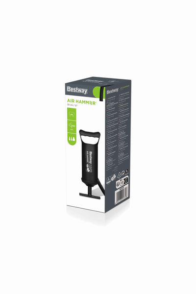 Käsikäyttöinen pumppu Bestway-merkiltä, pituus 30 cm.