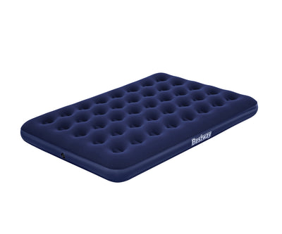 Bestway 67002 -makuualusta, mitat 191 cm x 137 cm x 22 cm. Sininen ilmapatja, joka sopii hyvin retkeilyyn ja matkailuun.