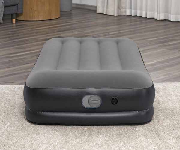 Bestway - Bestway Tritech Twin ilmatäytteinen retkipatja sisäänrakennetulla ilmapumpulla 1.91 m x 97 cm x 3