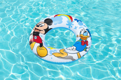 Bestway 91004 Disney-kolko uima-altaaseen, jossa on Mickey ja ystävät -kuvio. Halkaisija 56 cm.