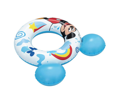 Bestway 9102K Disney Junior Mickey & Friends -uimarenkaassa on hauska ja värikäs Mickey Mouse -teema. Uimarenkaan halkaisija on 74 cm ja se sopii hyvin lapsille.