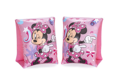 Bestway 91038 Disney Minnie -uintihihna, koko 23cm x 15cm, punainen ja valkoinen, Minnie Hiiri -kuviointi.