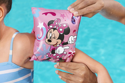 Bestway 91038 Disney Minnie -uimarenkaat lapsille, koko 23cm x 15cm.