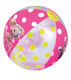 Värikäs ranta- tai uima-allaspallo, halkaisija 51 cm.