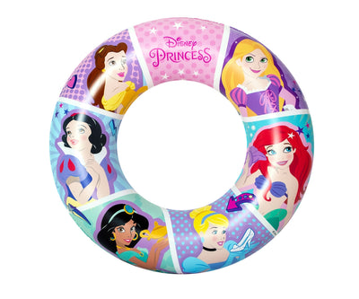 Bestway 91043 Disney-prinsessat-uimarengas on 56 cm halkaisijaltaan ja siinä on kauniita Disney-prinsessakuvioita.