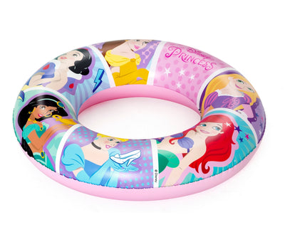 Bestway 91043 Disney-prinsessojen uima-alusrengas, halkaisija 56cm. Tuotteessa on prinsessateema ja se sopii hyvin lapsille uima-altaassa leikkimiseen.