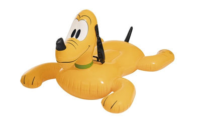 Bestway 91074 -dmuchany Pluto uima-altaaseen sopiva lelu. Kooltaan 112cm x 112cm x 90cm.