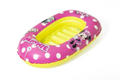 Lasten Minnie Hiiri -teemainen kelluttava uimarengas, mitat 112cm x 71cm.