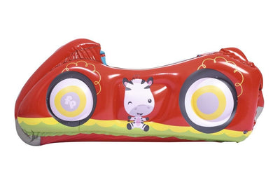 Bestway Fisher-Price kilpa-auto palloallas lapsille, mitat 47 x 31 x 20 tuumaa (119cm x 79cm x 51cm).