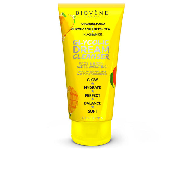 Biovène Glycolic dream cleanser kasvoille & vartalolle ikää nuorentava 200 ml | Vuodevaatteet.fi