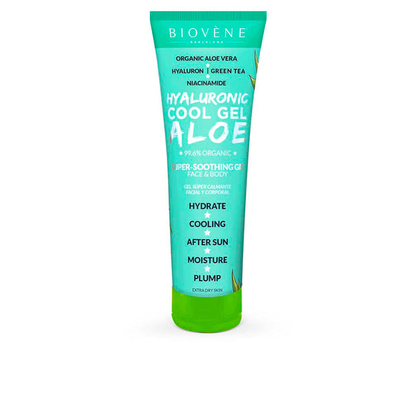 Biovène Hyaluronic cool gel aloe super-rauhoittava geeli kasvoille & vartalolle 200 ml | Vuodevaatteet.fi