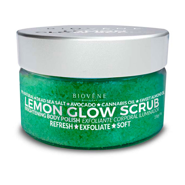 Biovène Lemon glow scrub kirkastava vartalokuorinta 200 gr | Vuodevaatteet.fi