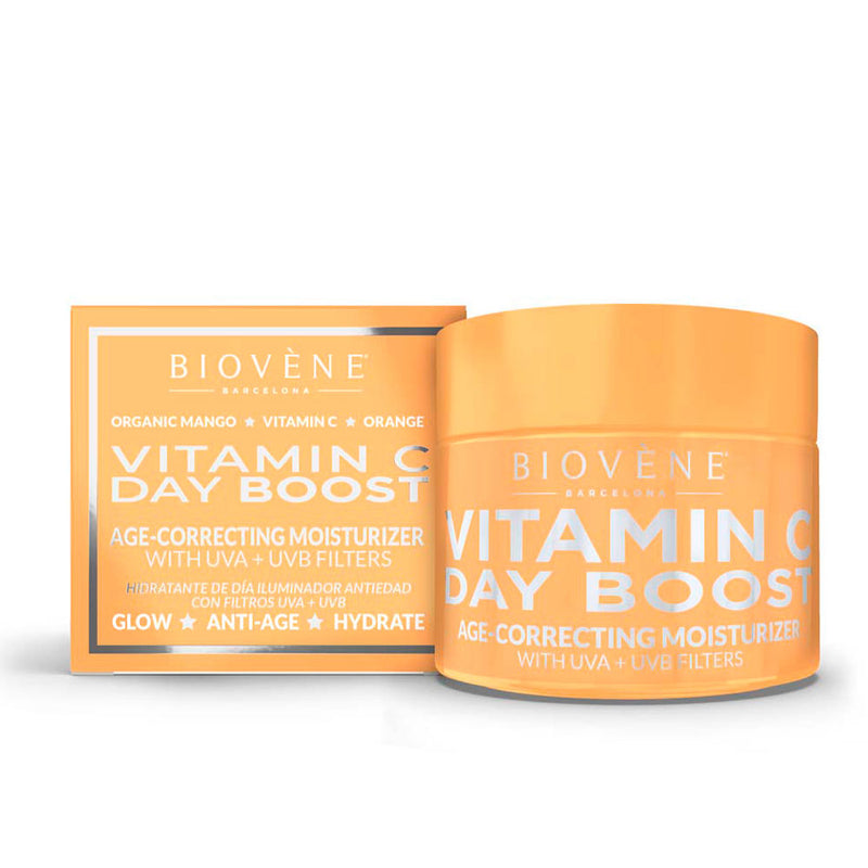 Biovène Vitamin C Day Boost – kirkastava päivävoide UV‑suojalla | Vuodevaatteet.fi