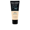 Fit me! foundation matte+poreless #100-warm ivory