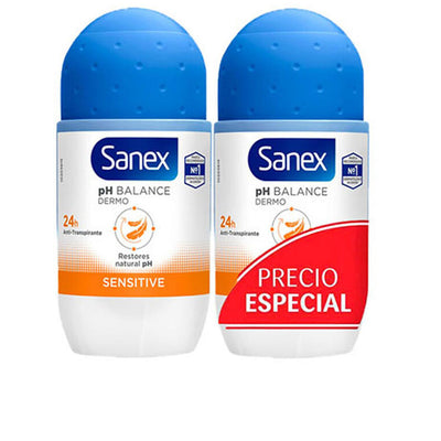 Dermo sensitive roll-on deodorantti duo 2 x 50 ml - SANEX