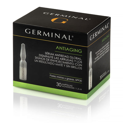 Acción profunda antiaging sekaiholle ja rasvaiselle iholle ampullit 30 x 1,5 ml - GERMINAL