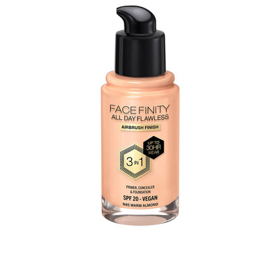 Facefinity all day flawless 3 in 1 meikkivoide #n45-warm almond 30 ml - MAX FACTOR