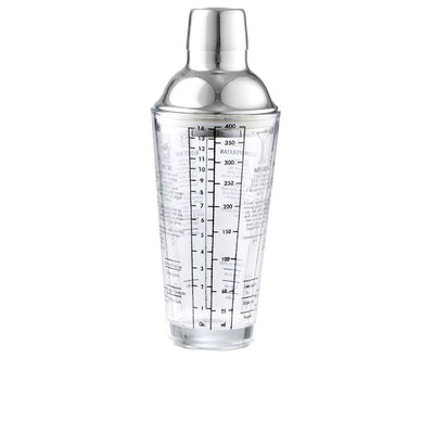 Cocktail shaker 400 ml 1 kpl - DAY USEFUL EVERYDAY