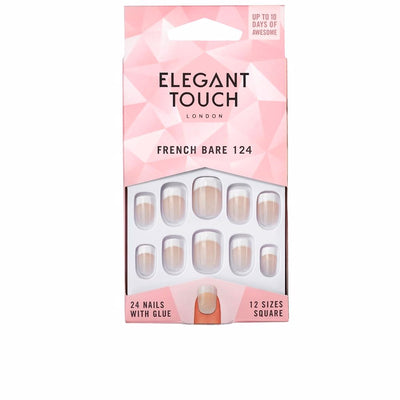 French paljaiden kynsien liima, neliö #124-s 24 u - ELEGANT TOUCH