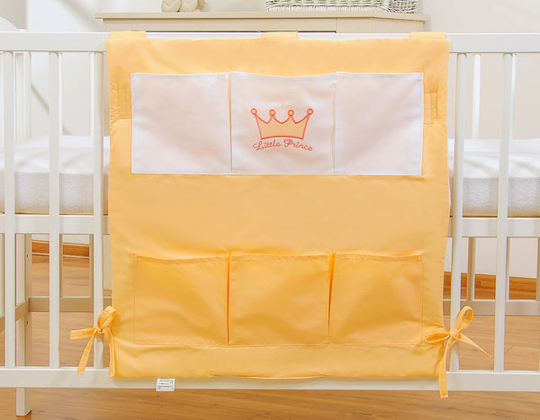 Bobono - Pinnasängyn reunapehmuste Little Princess persikka