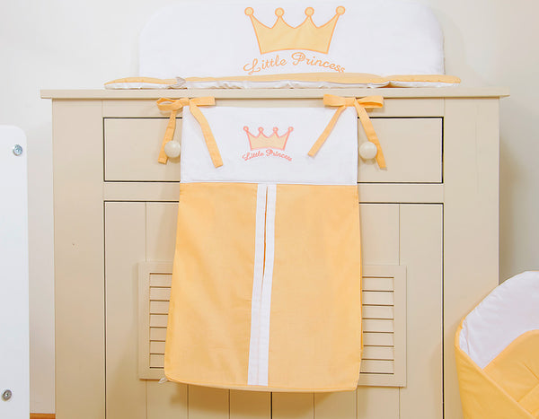 Bobono - Vaippalaukku Little Prince/Princess persikka